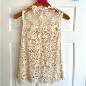 Altar’d State Creme Top Size Small